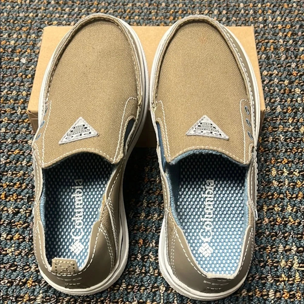 Columbia Youth Bahama PFG Slip-On Boat Shoes